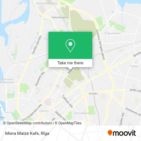 Miera Maize Kafe map