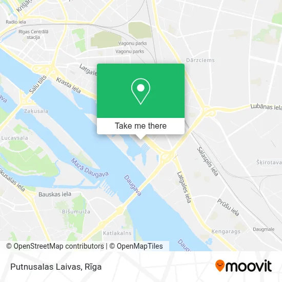 Putnusalas Laivas map