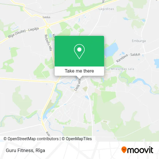 Guru Fitness map