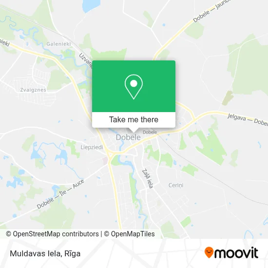 Muldavas Iela map