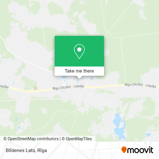 Blīdenes Lats map