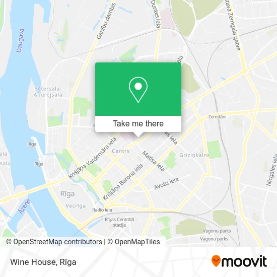 Wine House map