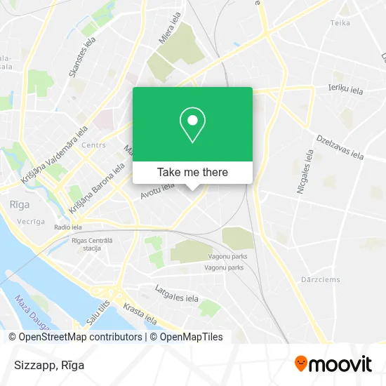 Sizzapp map