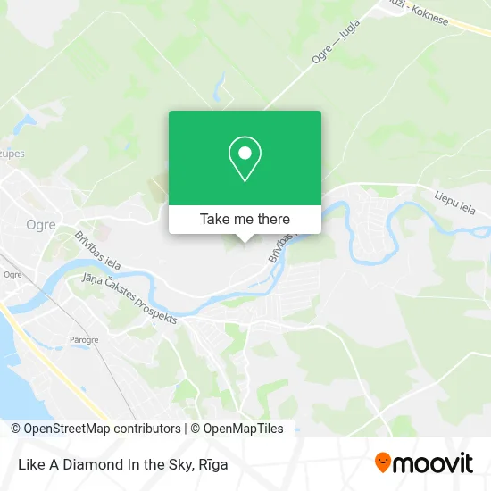 Like A Diamond In the Sky map