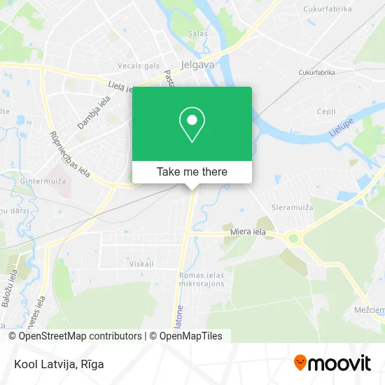 Kool Latvija map
