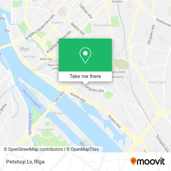 Petshop.Lv map