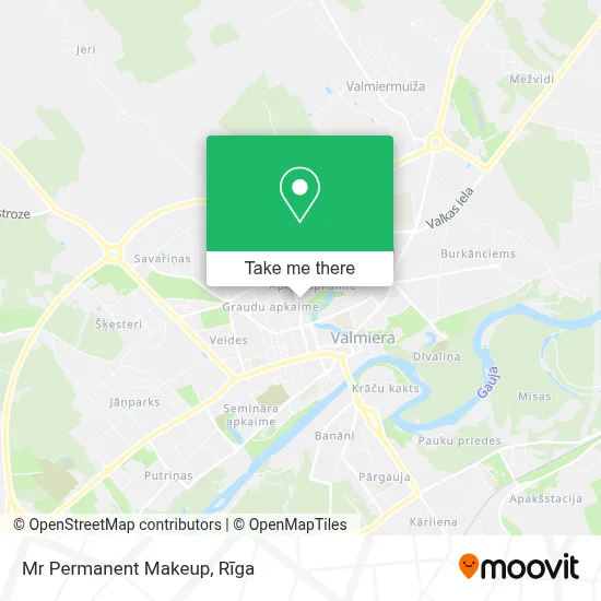 Mr Permanent Makeup map