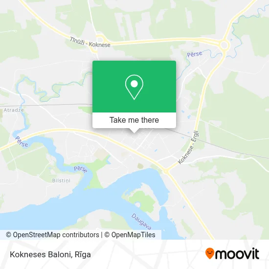 Kokneses Baloni map