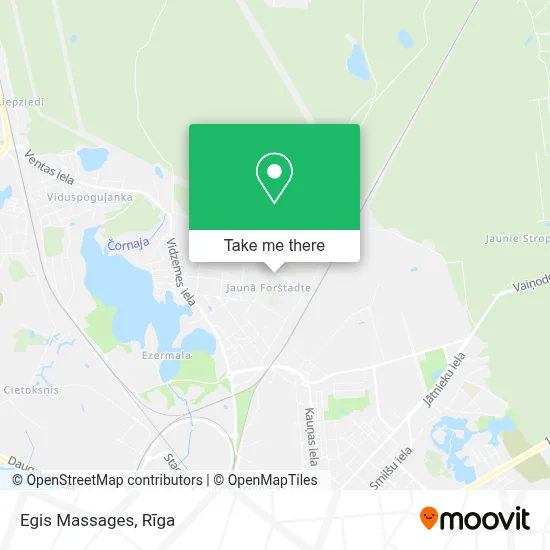 Egis Massages map