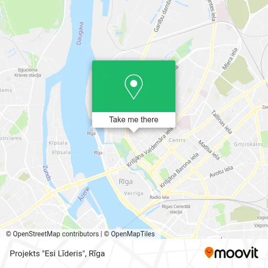 Projekts "Esi Līderis" map