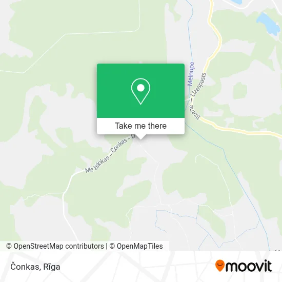 Čonkas map