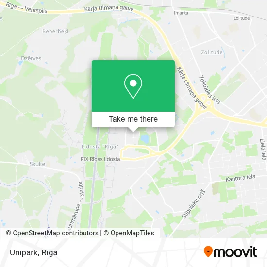 Unipark map