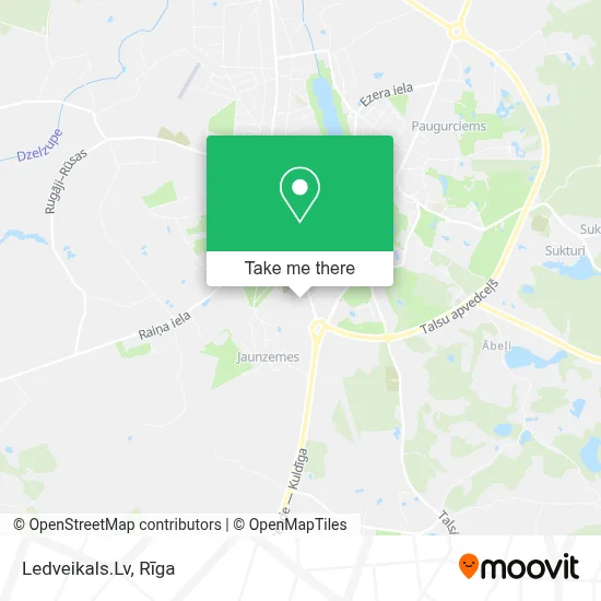 Ledveikals.Lv map