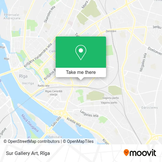 Sur Gallery Art map
