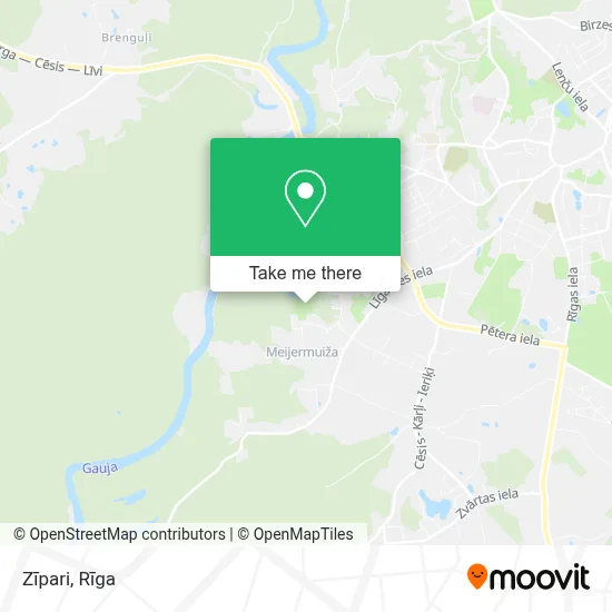 Zīpari map