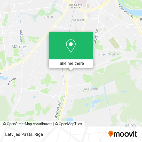 Latvijas Pasts map