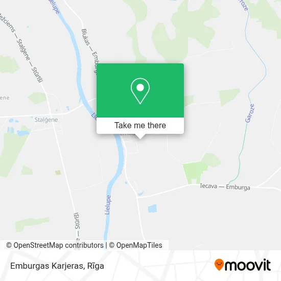 Emburgas Karjeras map