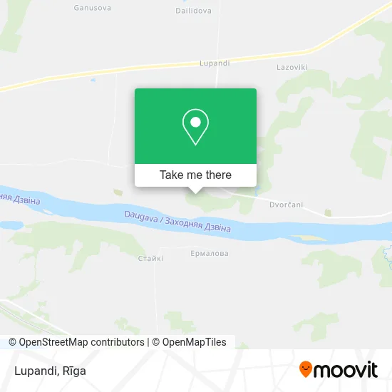 Lupandi map