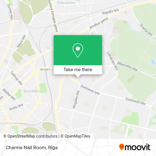 Charme Nail Room map