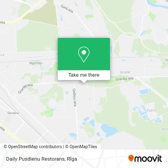 Daily Pusdienu Restorans map