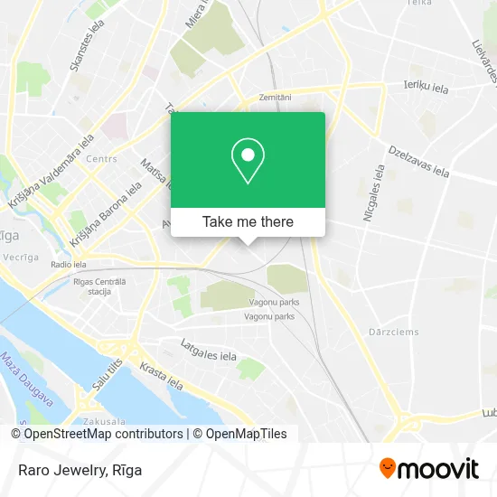 Raro Jewelry map