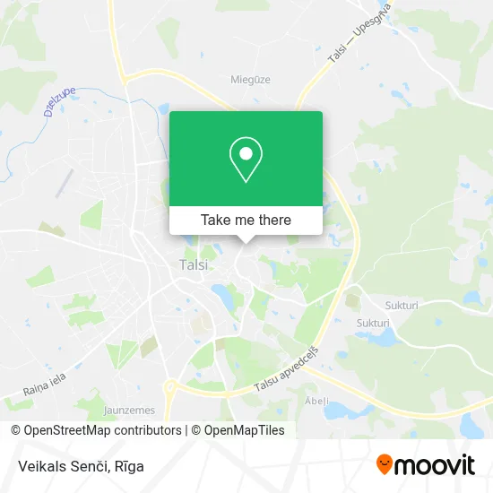 Veikals Senči map