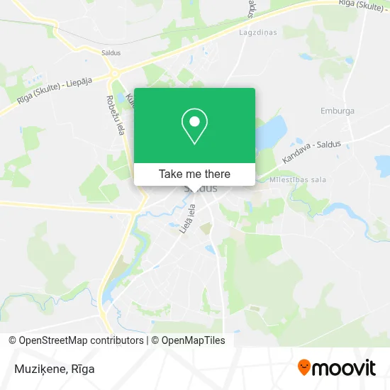 Muziķene map