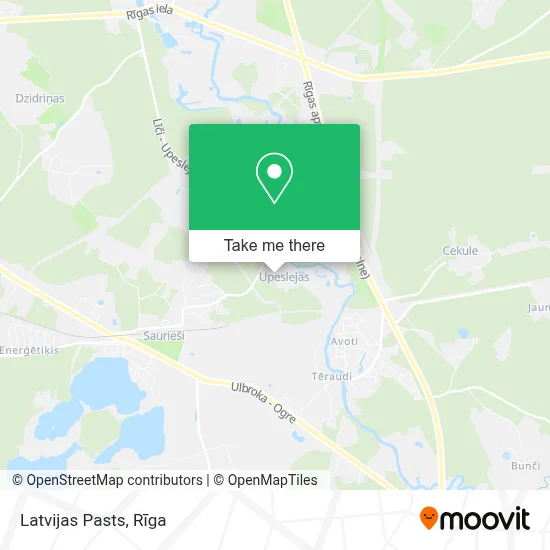 Latvijas Pasts map