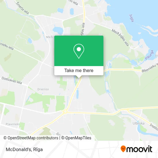 Mcdonald's map