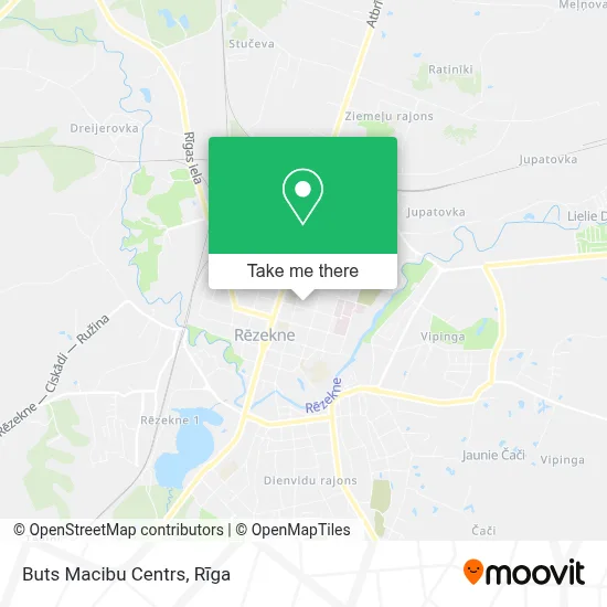 Buts Macibu Centrs map