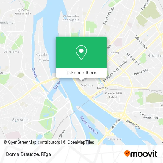 Doma Draudze map