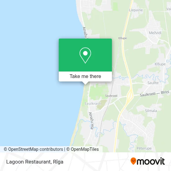 Lagoon Restaurant map