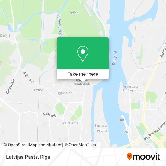 Latvijas Pasts map