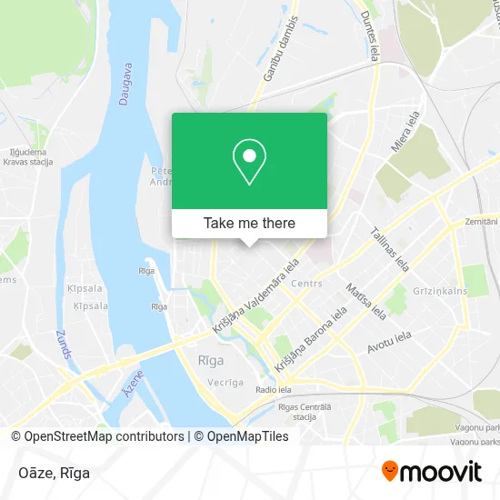 Oāze map