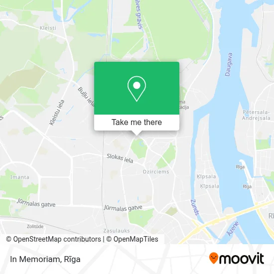 In Memoriam map