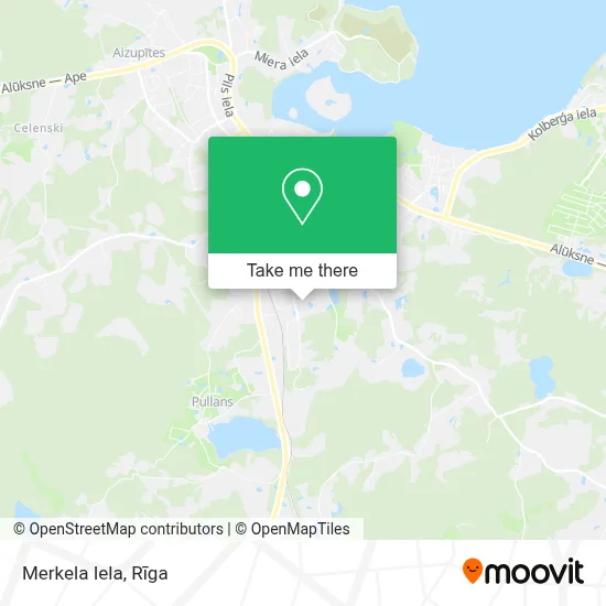 Merkela Iela map