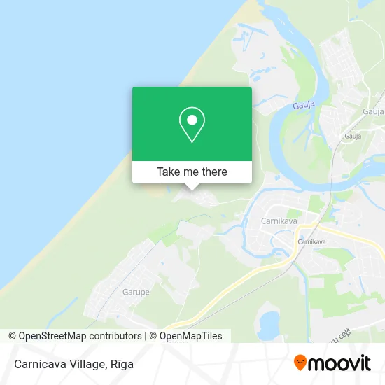 Carnicava Village map