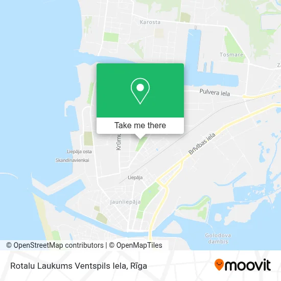 Rotalu Laukums Ventspils Iela map