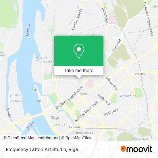 Frequency Tattoo Art Studio map