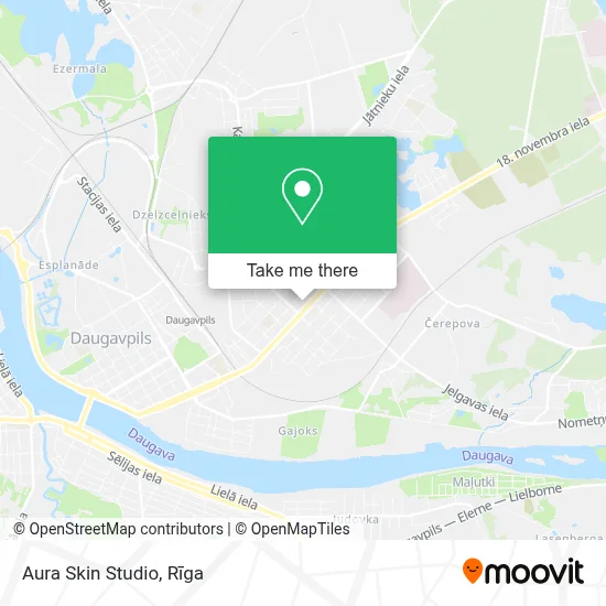 Aura Skin Studio map
