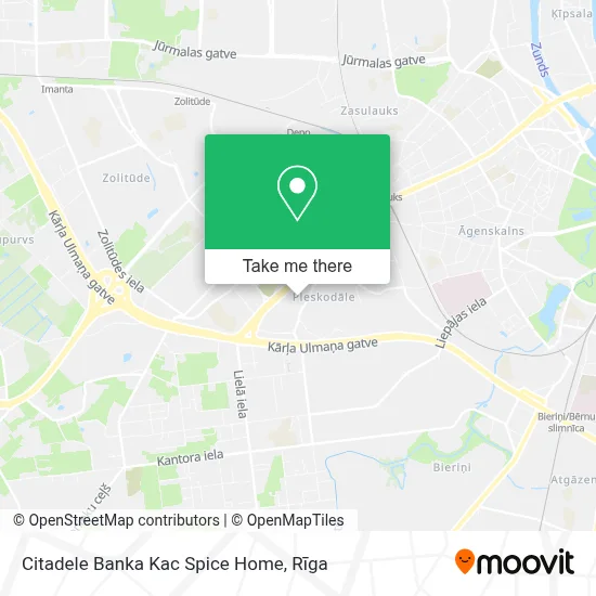 Citadele Banka Kac Spice Home map