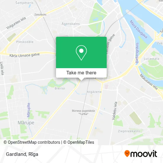 Gardland map