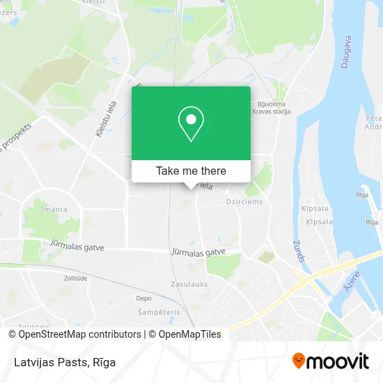 Latvijas Pasts map