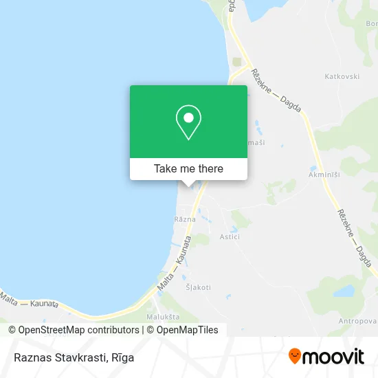 Raznas Stavkrasti map