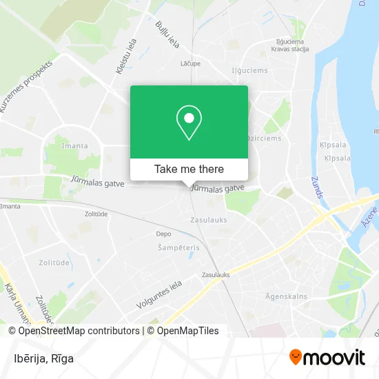 Ibērija map
