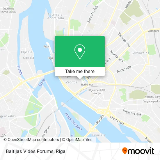 Baltijas Vides Forums map