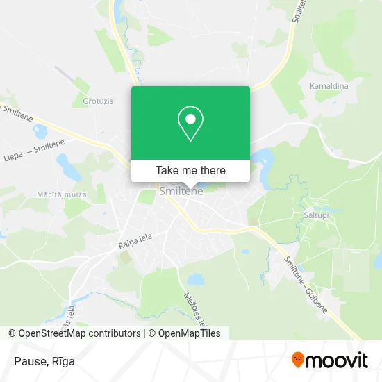 Pauze map