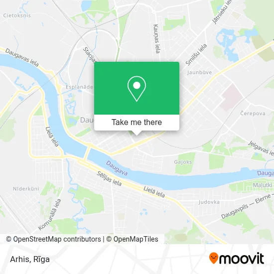 Arhis map