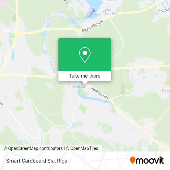 Smart Cardboard Sia map