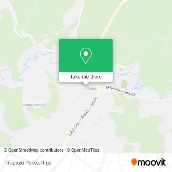 Ropažu Parks map